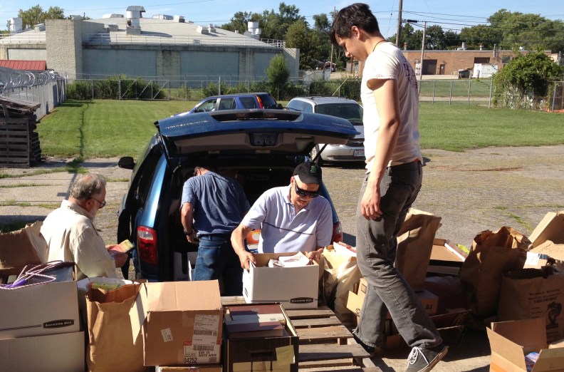 The last load comes in . . . 